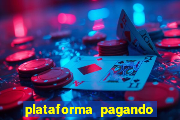 plataforma pagando bonus no cadastro